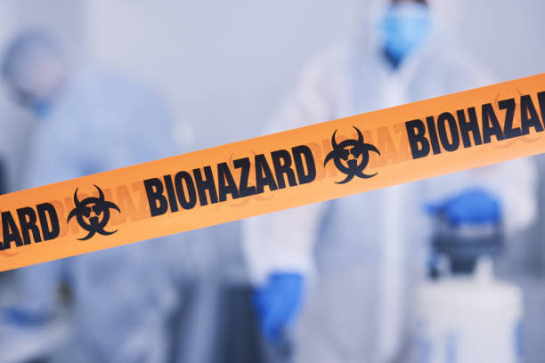 Professional Blood Cleanup technician working in Petersburg, NE